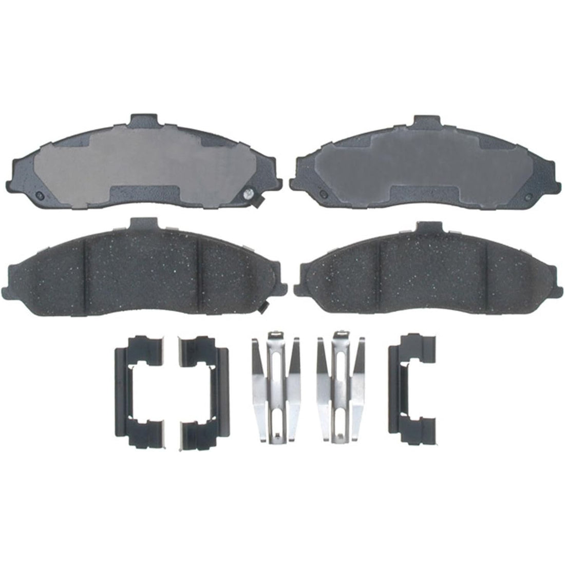 ACDelco Gold 17D731CH Ceramic Front Disc Brake Pad Set, Black
