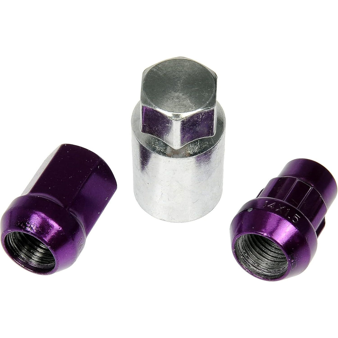 Dorman 713-675J Purple Acorn Wheel Nut Lock Set